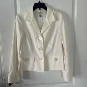 Talbots Cream Blazer size 10
